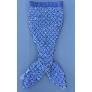 Cynthia Rowley Purple Sequin Mermaid Tail Blanket Girls Plush Sleeping Bag